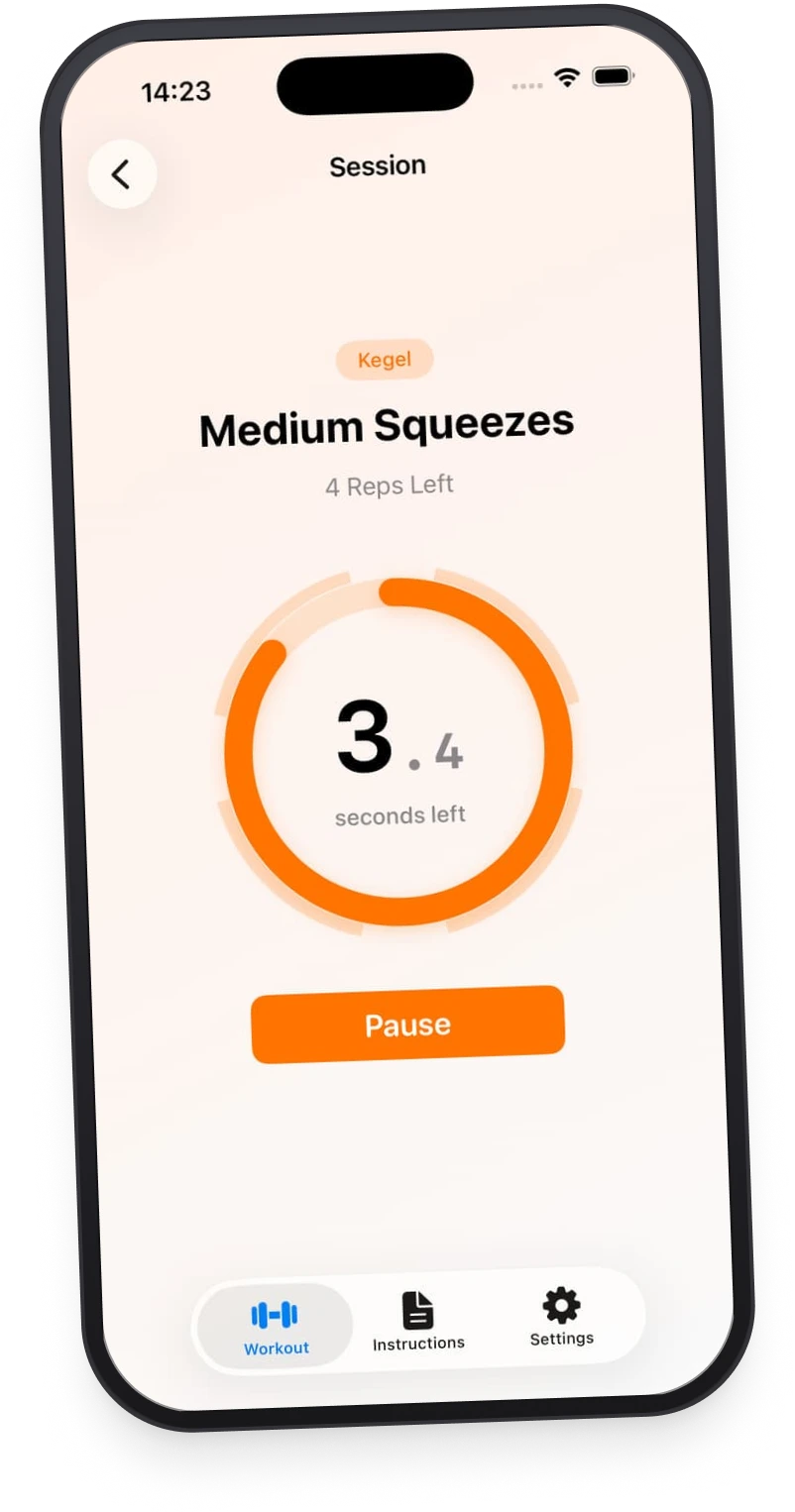 Klench app interface